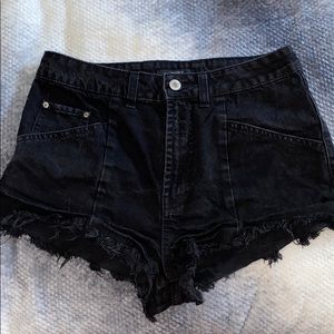 Forever 21 Black Jean shorts